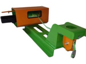 Treuil forestier CT‑5 sur mât avec poulie orientable